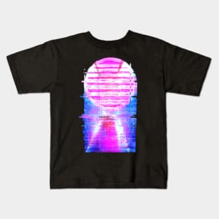 Glitching into the 80s Kids T-Shirt